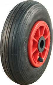 2.50-4 steekwagenwiel - luchtband en kunststof velg - 75 kg maximale belasting - 20 mm asgat/naafdiameter - inclusief rollager