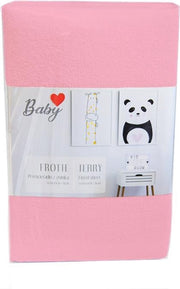 Carbotex Hoeslaken Terry 60 X 120 Cm Katoen Roze