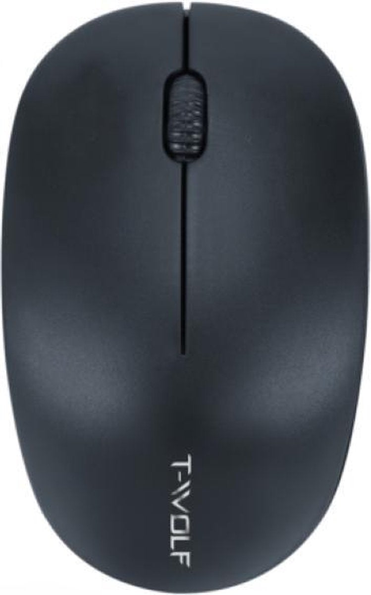 DMV Muis - Draadloos - Wireless - Zwart - Computermuis - 2.4 met USB ontvanger