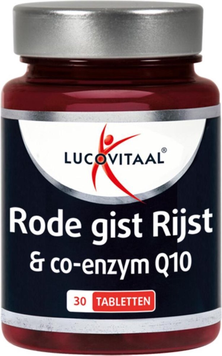 Lucovitaal Rode Gist Rijst & co-enzym Q10 Voedingssupplement- 30 tabletten