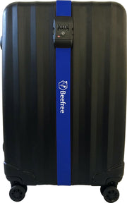 Beefree Kofferriem met TSA Cijferslot - Bagage Riem - Luggage Strap - Kofferband - Gesp - 200 cm - Blauw