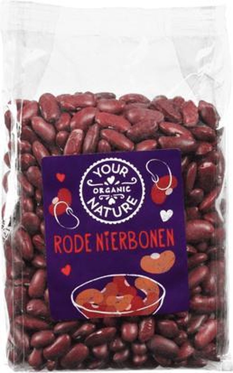 Rode nierbonen Your Organic Nature - Zak 400 gram - Biologisch