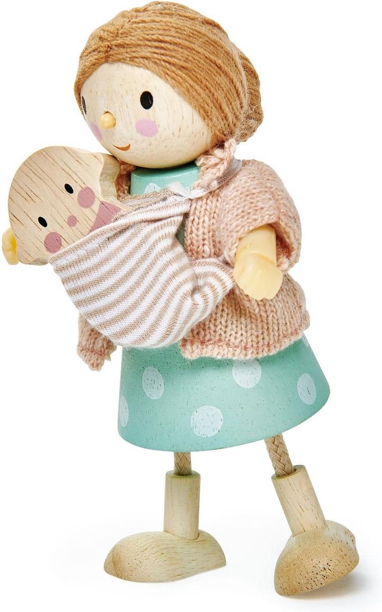 Popje Mevr. Goodwood en baby | Tender Leaf Toys