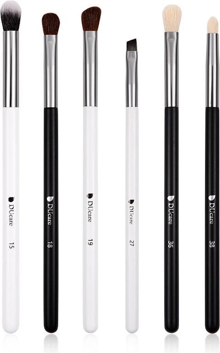 Dermarolling 6-Delige Oog Make-up Kwasten Set DU-DF0655