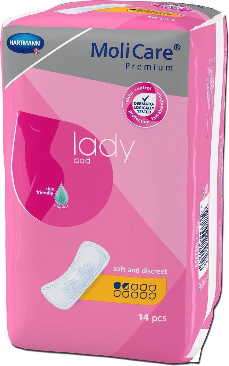 Hartmann Molicare Compresses Lost Urine Woman 14 Ud
