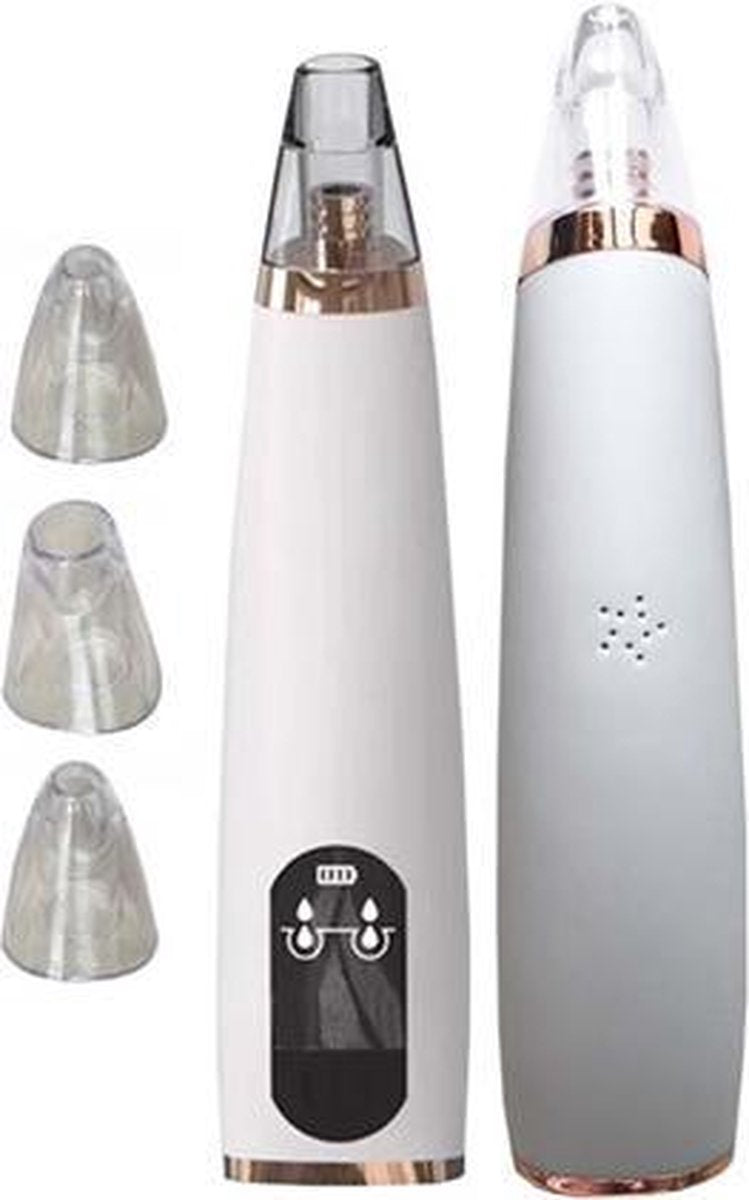 Blackhead Remover Vacuüm met 3 Snelheden - Mee eter Verwijderen - Mee Eters Verwijderaar - Puisten Verwijderaar - Gezichtsreiniger
