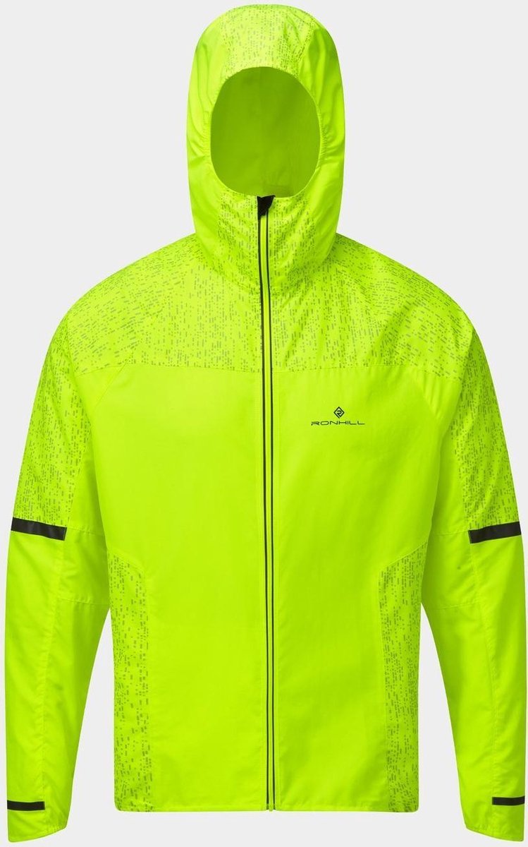 Ronhill Life Night Runner Jacket Heren Fluor Geel