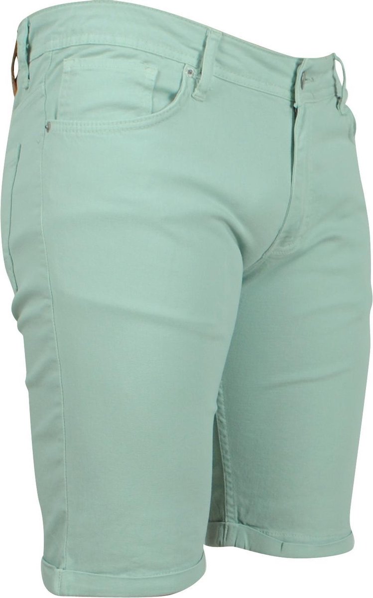 Ferlucci - Heren Short - Denim - Stretch - Model Rimini - Mint