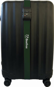 Beefree Kofferriem met TSA Cijferslot - Bagage Riem - Luggage Strap - Kofferband - Gesp - 200 cm - Legergroen