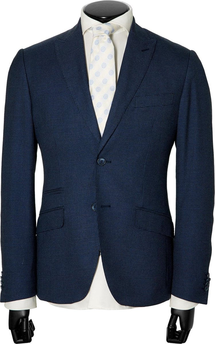 City Line By Nils Kostuum - Slim Fit - Blauw - 46