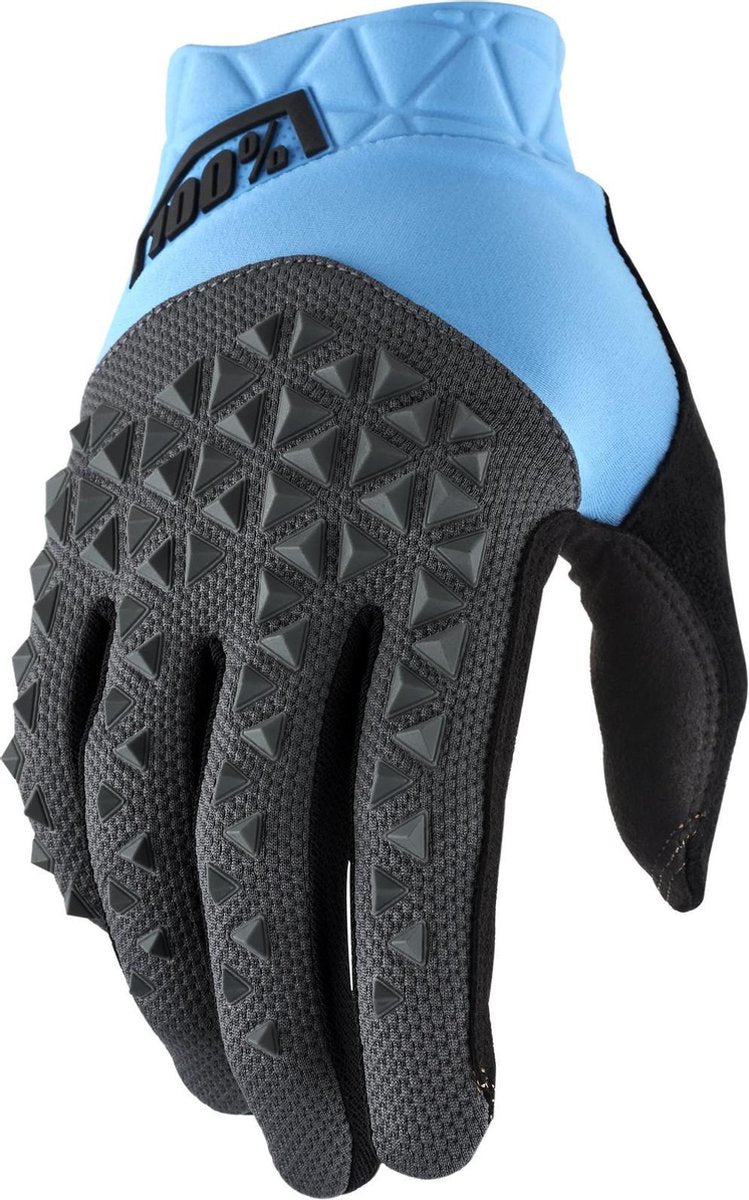 100% Fietshandschoenen MTB Geomatic - LichtblauwZwart - S