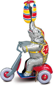 Wilesco - Elefant Mit Motorroller - WIL10257 - modelbouwsets