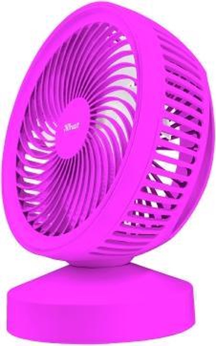 Trust - Ventu | USB Ventilator | 42 dB | Antislipvoet | Veiligheidsrooster | Roze