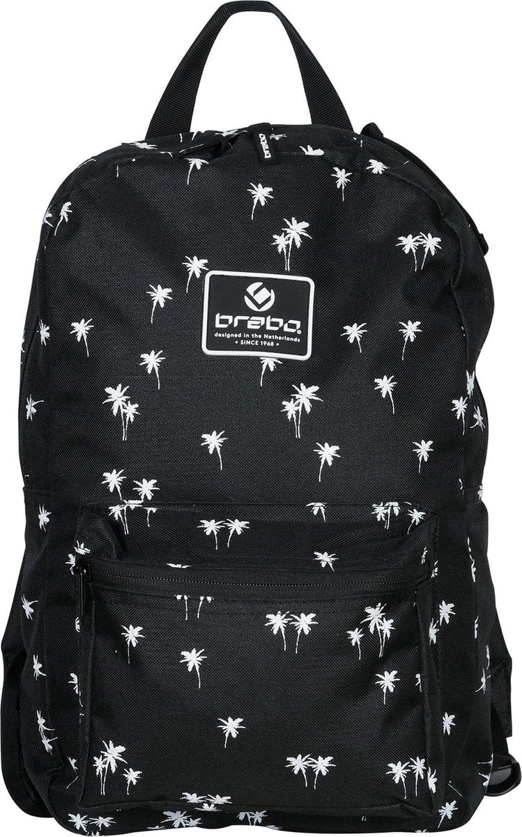 Brabo Backpack Storm Palms Black/White Sticktas Unisex - Black/White