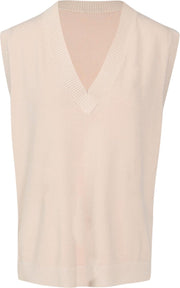 Cassis - Mouwloze trui - Beige
