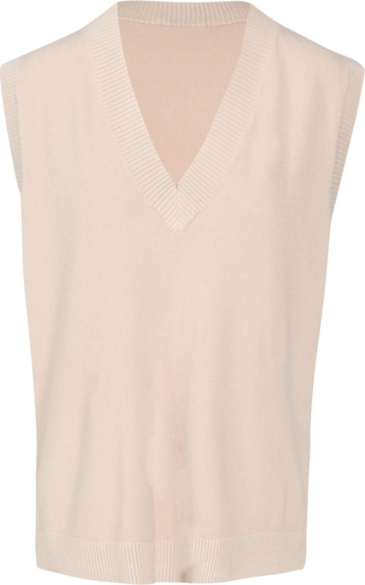 Cassis - Mouwloze trui - Beige