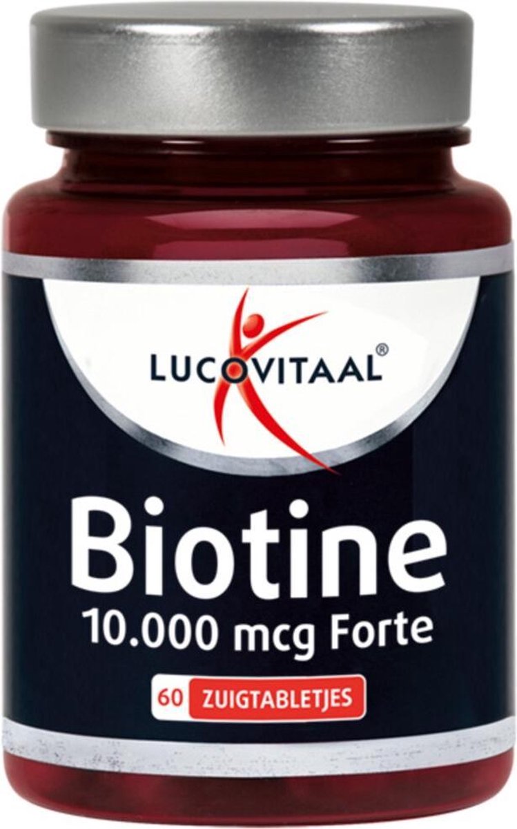 3x Lucovitaal Biotine 10.000 mcg Forte 60 zuigtabletten