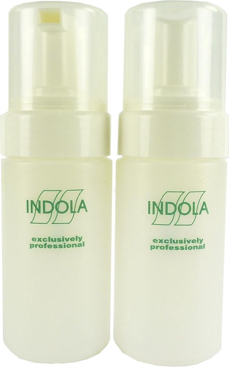 2x Indola Airofix Neutralising Perm doseerfles met pomp voor haarstyling