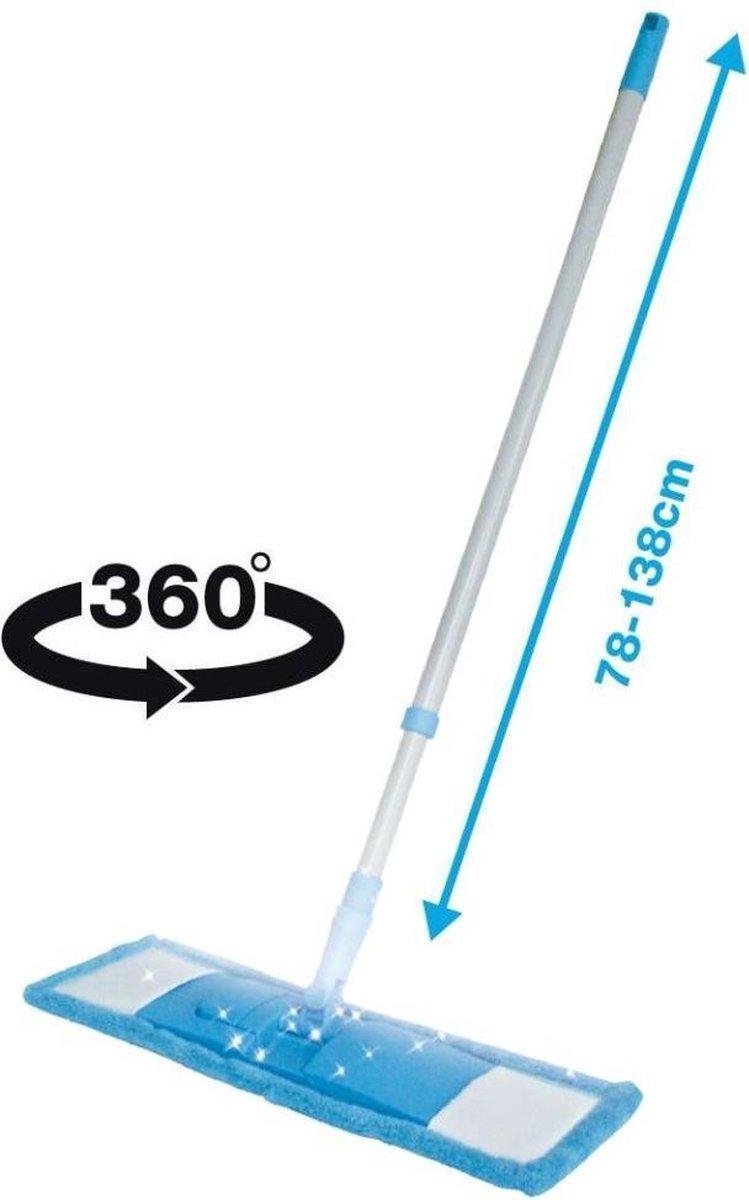 Vloerwisser - Aliminium - 78 - 138 cm Verstelbaar