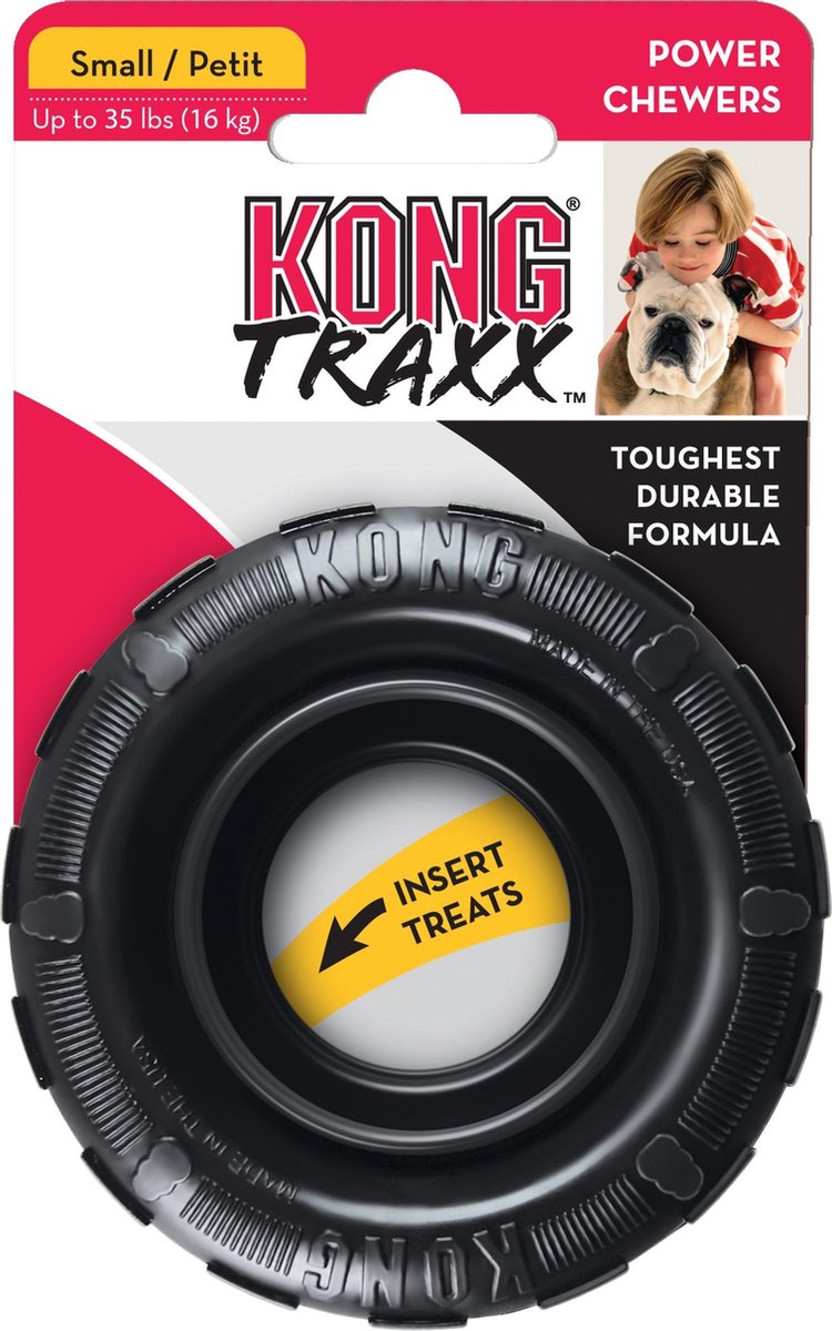 Kong hond Traxx zwart 9 cm