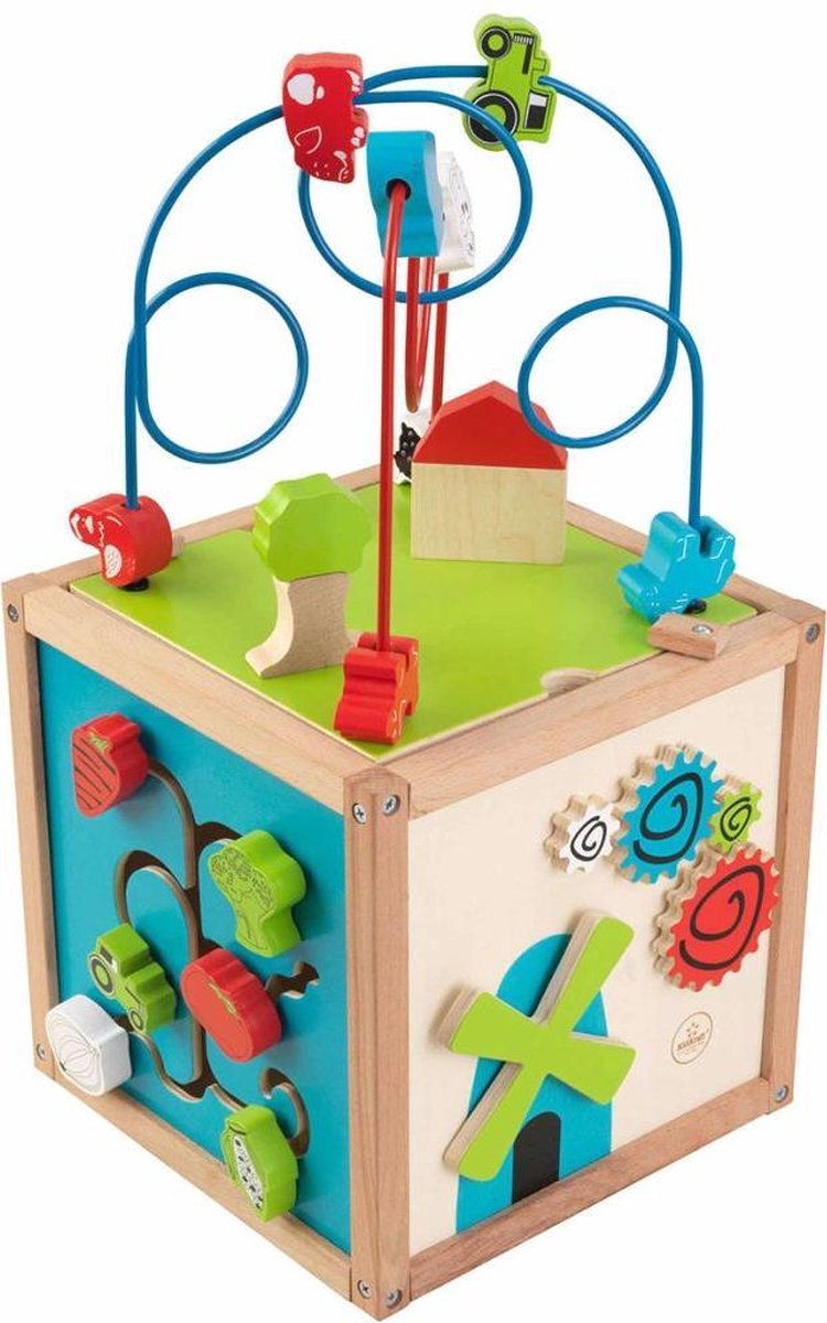 KidKraft Kubus Met Kralenspiraal