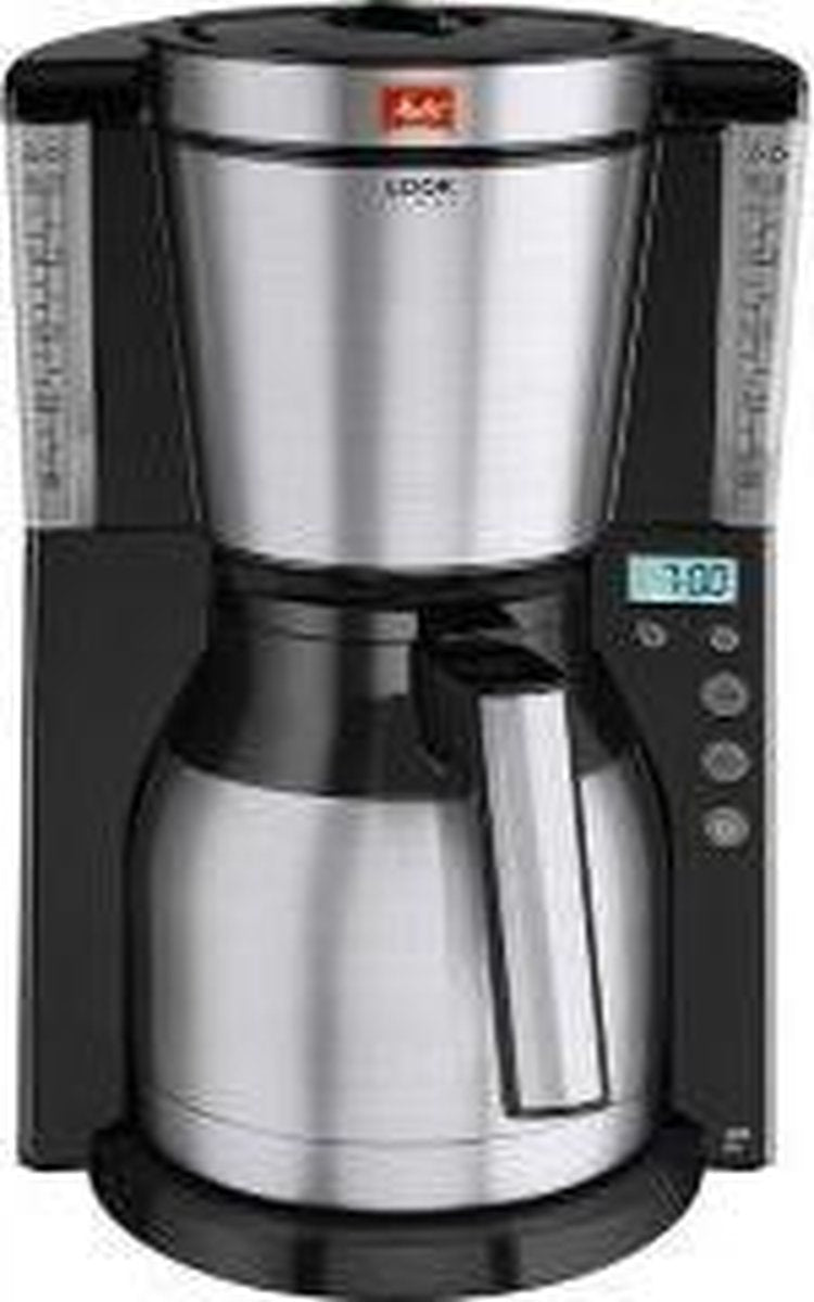 Melitta LOOK IV Therm Timer Koffiezetapparaat Zwart/RVS