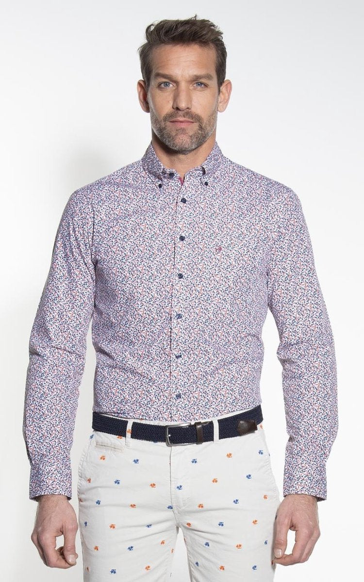 Campbell Classic Casual Overhemd Heren lange mouw