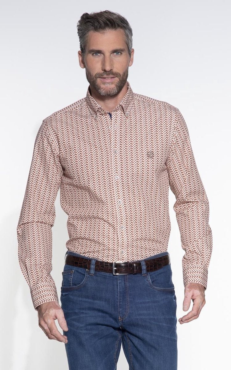 Campbell Classic Casual overhemd lange mouw