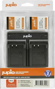Jupio Value Pack: 2x Battery LP-E17 1100mAh + USB Dual Charger