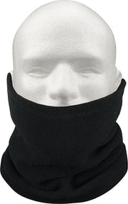 Multifunctionele morf sjaal zwart met fleece