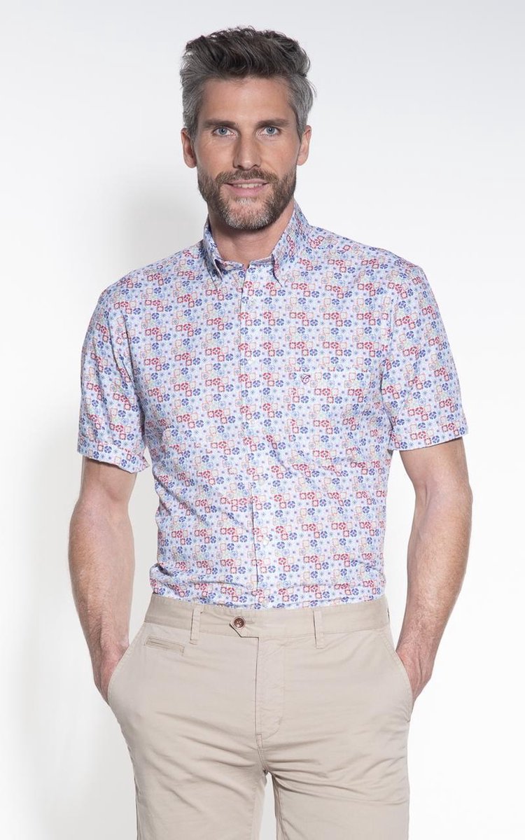 Campbell Classic Casual overhemd korte mouw