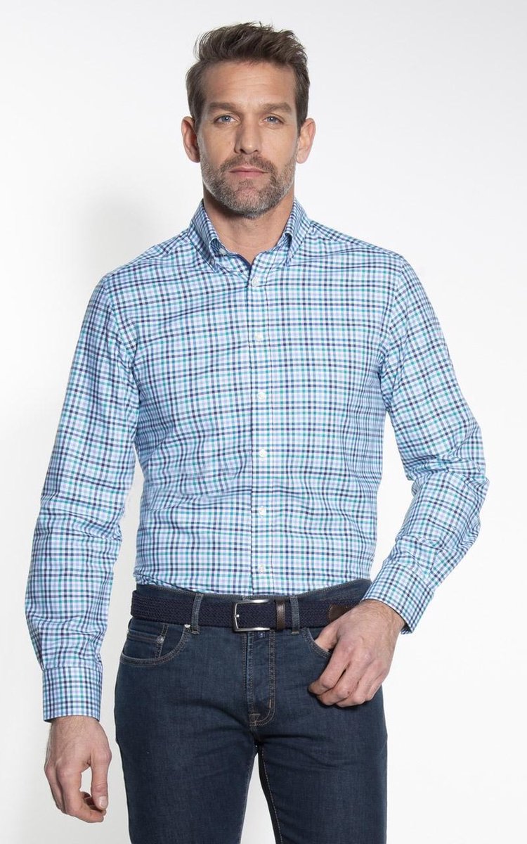 Campbell Classic Casual Overhemd Heren lange mouw
