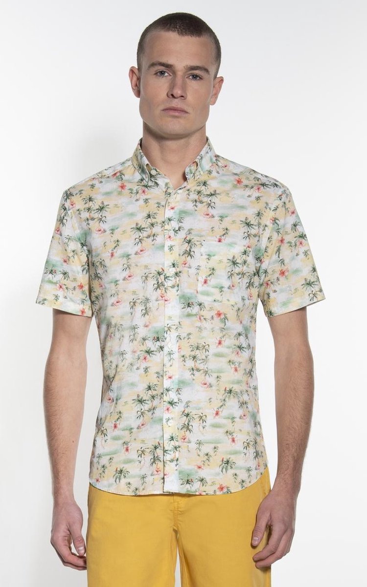 Victim Casual Overhemd Heren korte mouw