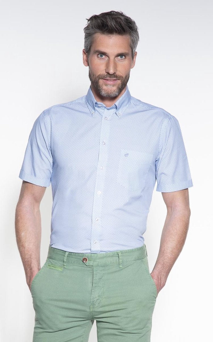 Campbell Classic Casual overhemd korte mouw