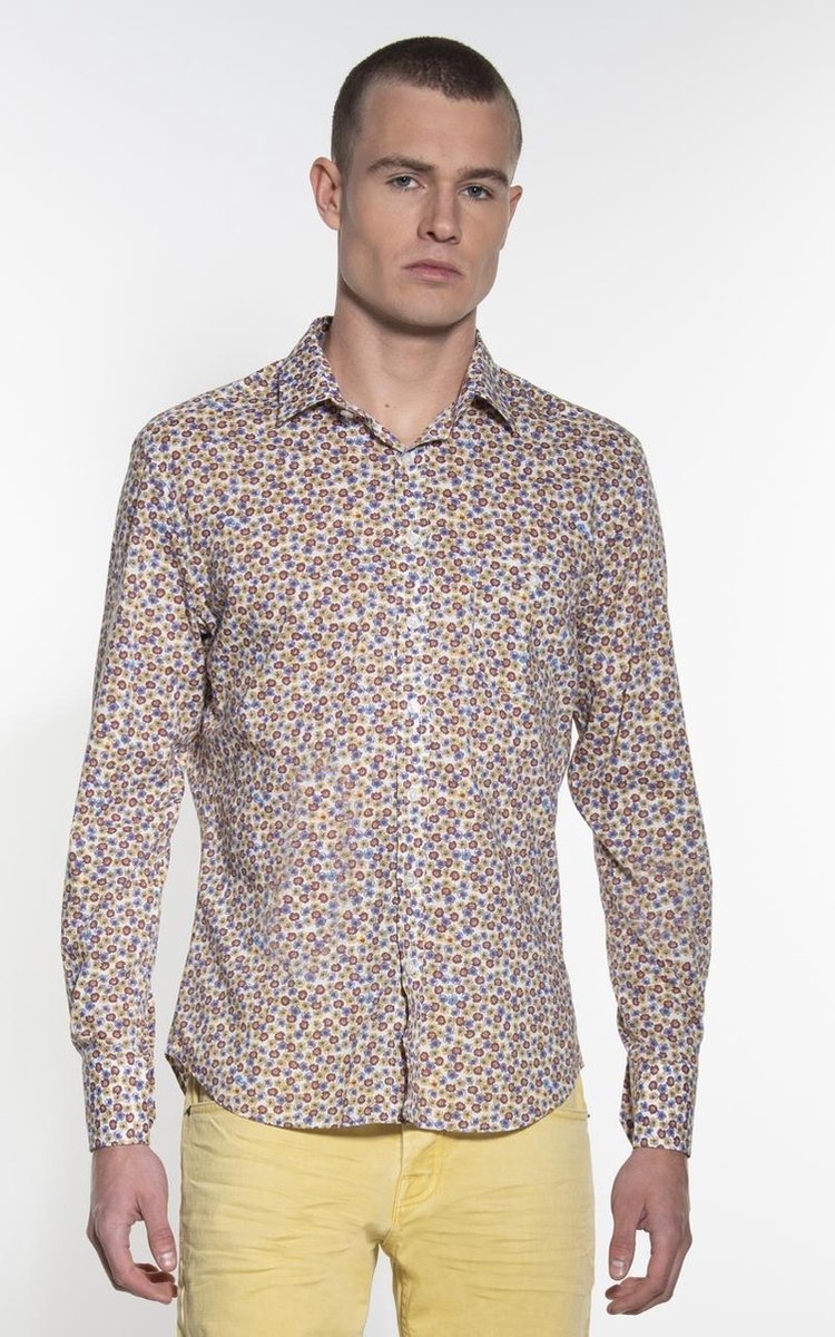 Victim Casual Overhemd Heren lange mouw