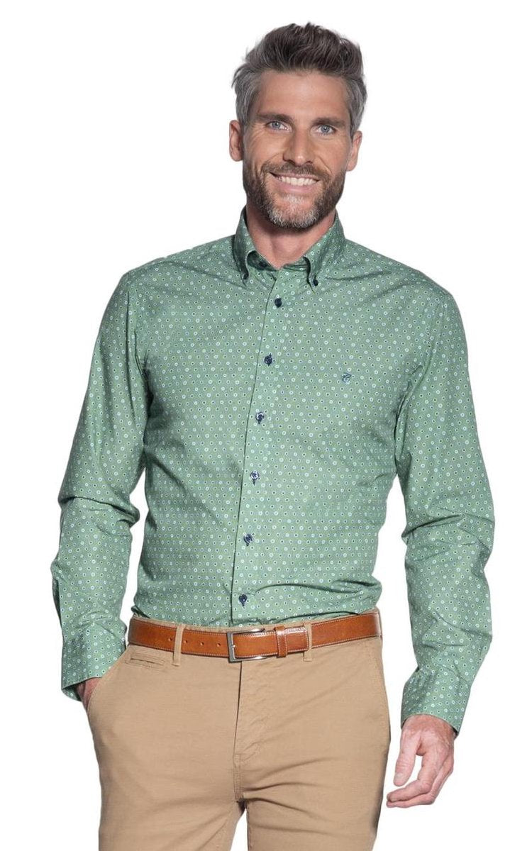 Campbell Classic Casual overhemd lange mouw