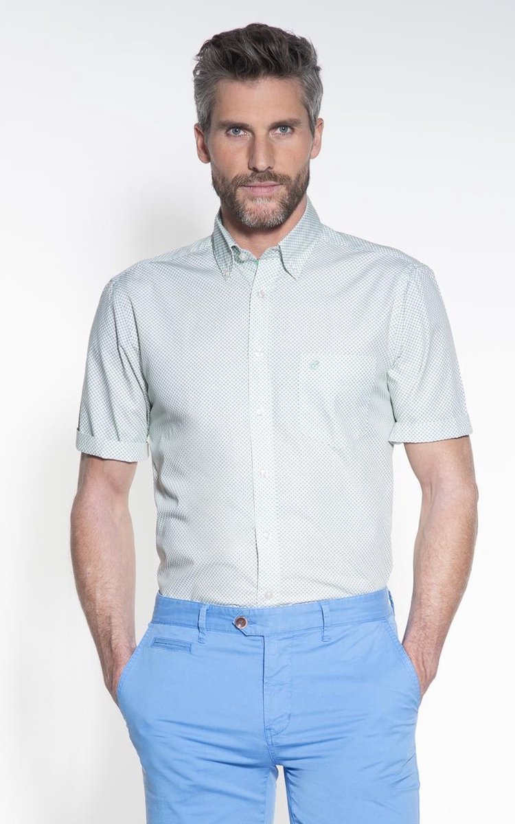 Campbell Classic Casual overhemd korte mouw