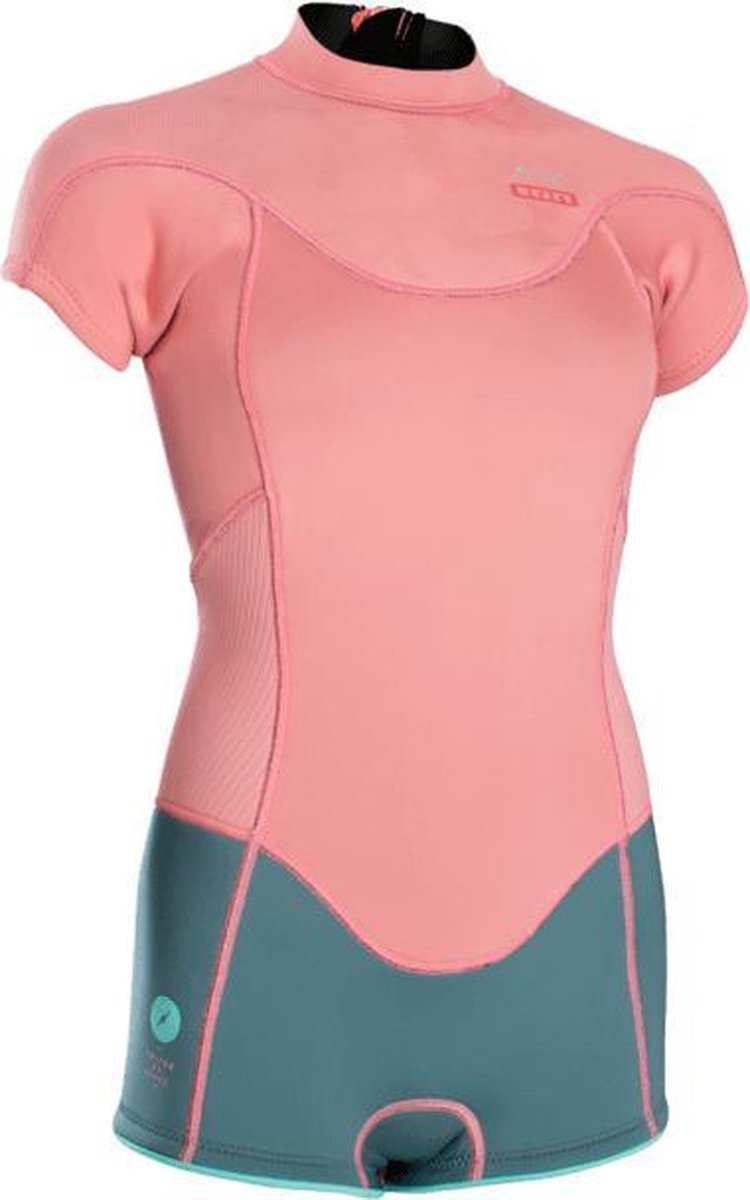 ION Dames shortie Muse Shorty Short Sleeve 2.0 Back Zip Rose S