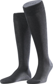 FALKE Tiago Kniekous Heren 15662 - Grijs 3190 anthracite mel. Heren - 39-40