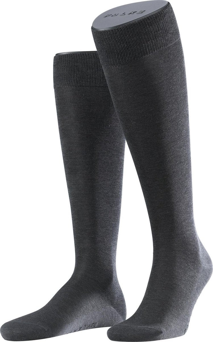FALKE Tiago Kniekous Heren 15662 - Grijs 3190 anthracite mel. Heren - 39-40
