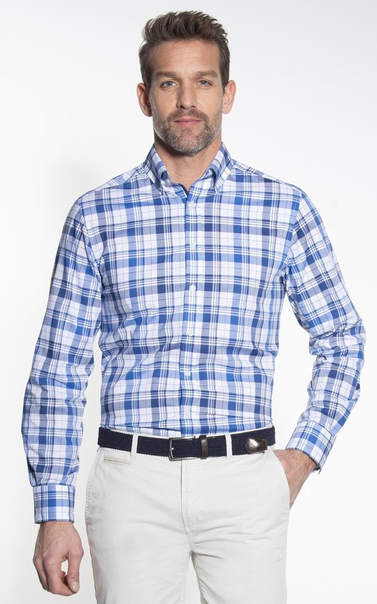 Campbell Classic Casual Overhemd Heren lange mouw