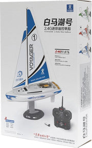 Radiografische Zeilboot Voyager 280 2.4G  Rood - Playsteam