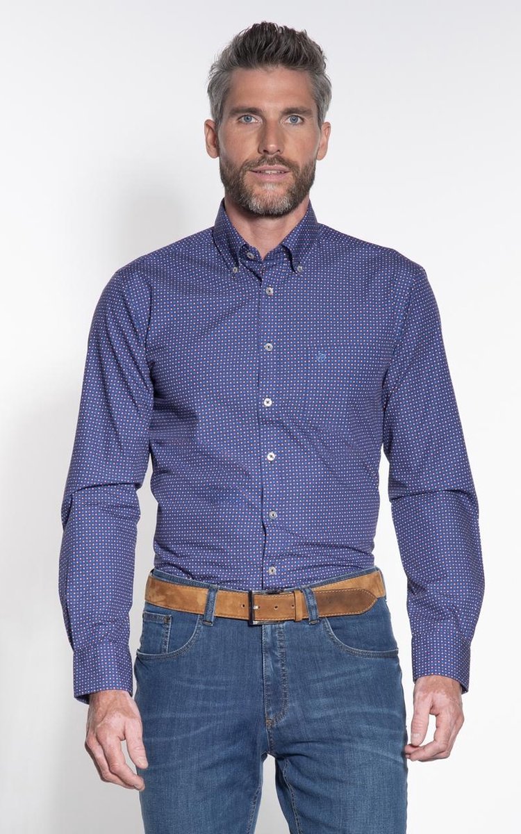 Campbell Classic Casual overhemd lange mouw
