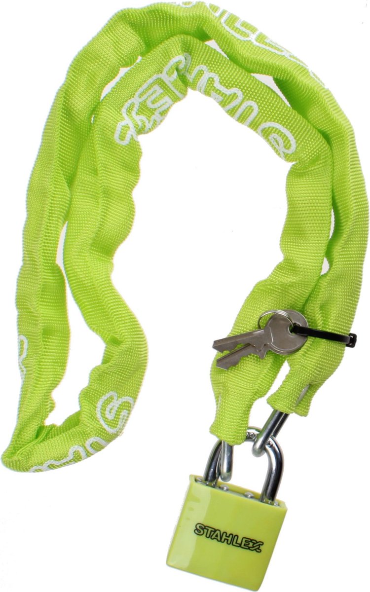 Stahlex Kettingslot Met Nylon Hoes Staal 1000 X 5 Mm Groen