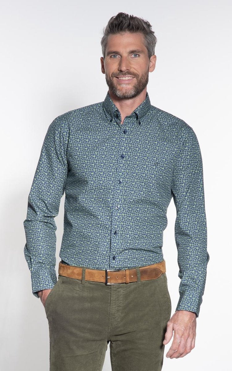 Campbell Classic Casual overhemd lange mouw