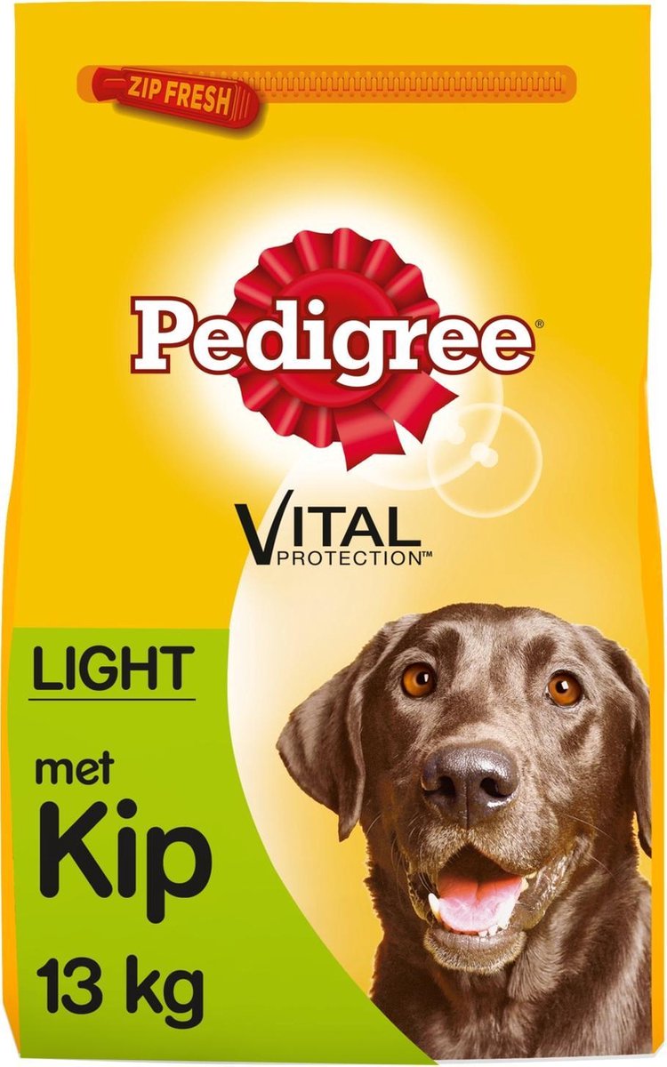 Pedigree Vital Protection Light Adult Brokken - Kip & Groenten - Hondenvoer - 13kg