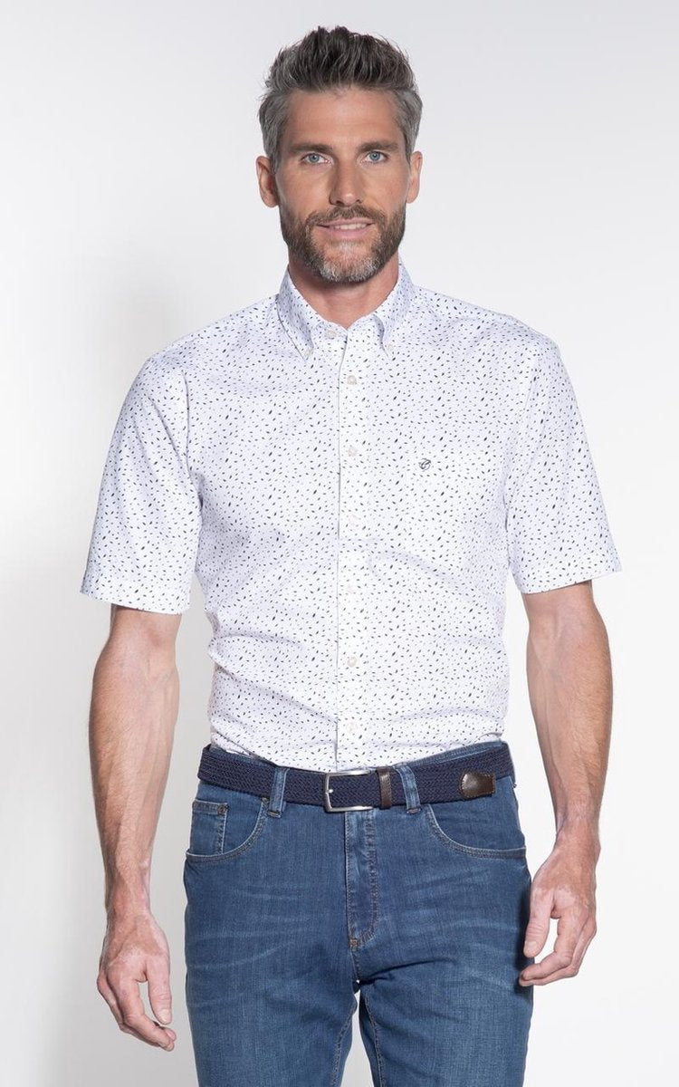 Campbell Classic Casual overhemd korte mouw