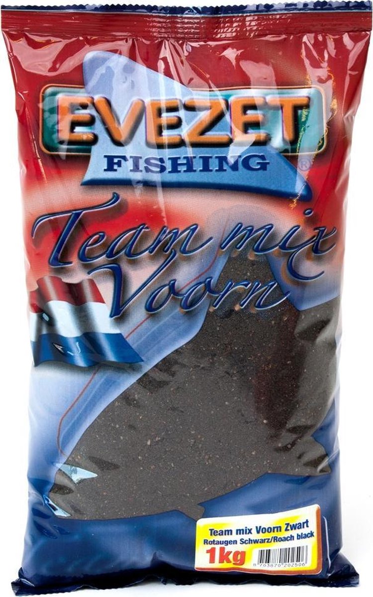 Evezet Voorn Lokvoer - Lokvoer - 1 kg - Zwart