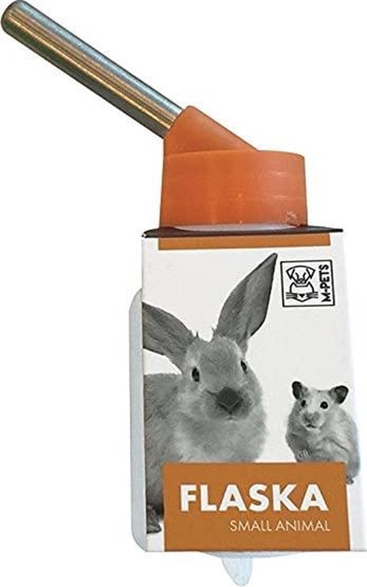 M-pets Kooifles Flaska Knaagdier 50 Ml Rvs Oranje