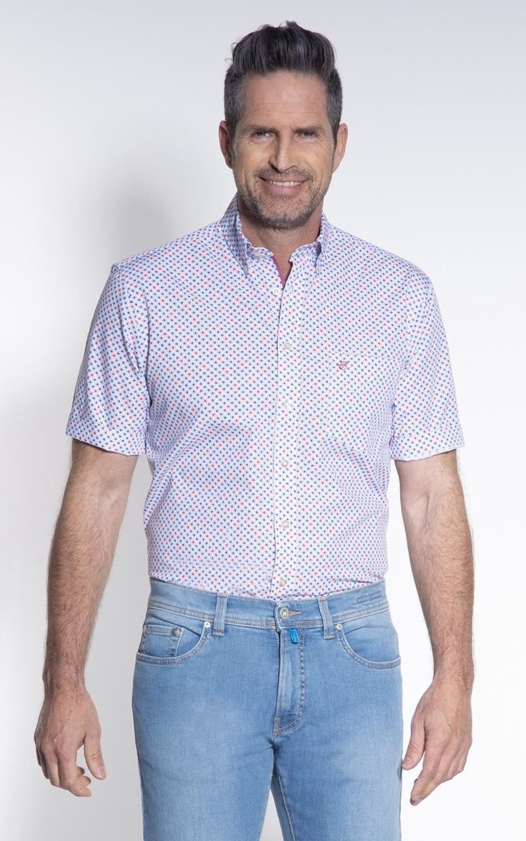 Campbell Classic Casual overhemd korte mouw